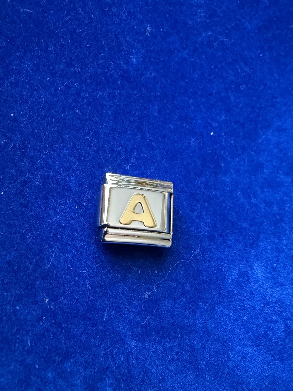Letter “A” 18k OG Manuel Zed Italian Charm
